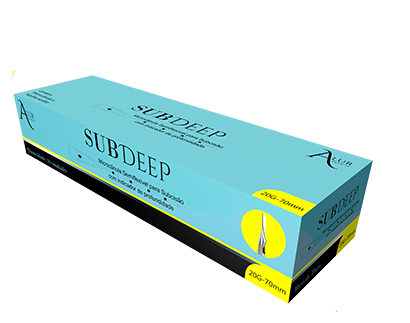 MICROCÂNULA SUBDEEP ALUR 22G x 50mm (unidade)