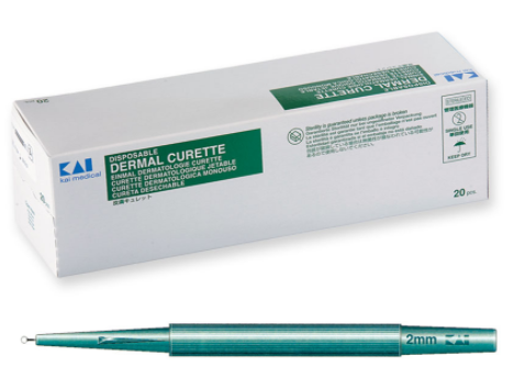 CURETA DESCARTÁVEL 2MM (unidade)