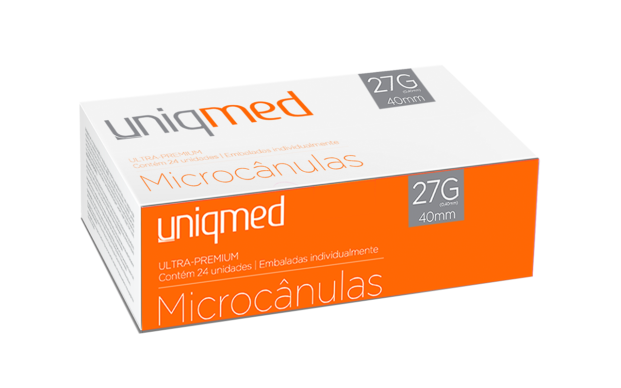 MICROCÂNULA UNIQMED 27G x 40mm (unidade)