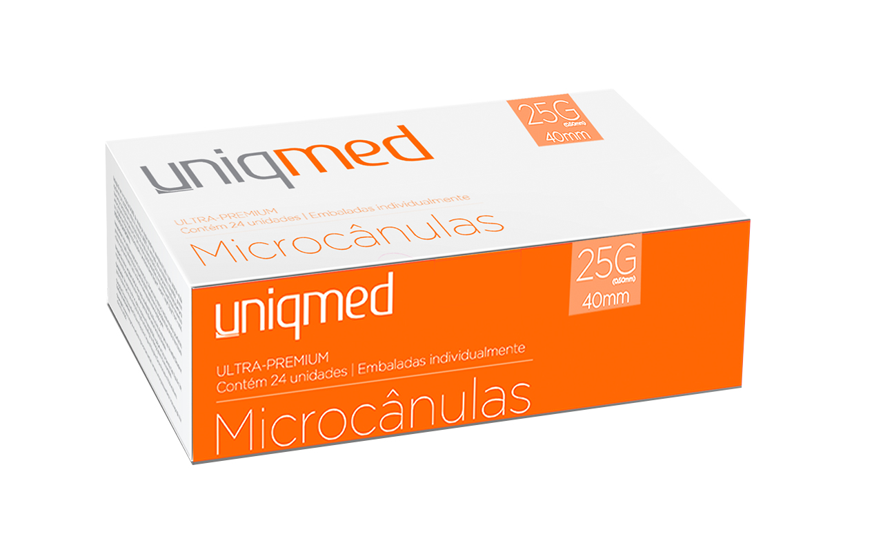 MICROCÂNULA UNIQMED 25G x 40mm (unidade)